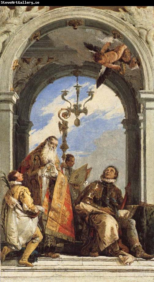 Giovanni Battista Tiepolo Saints Maximus and Oswald